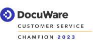 Logo DocuWare Customer Service Champion