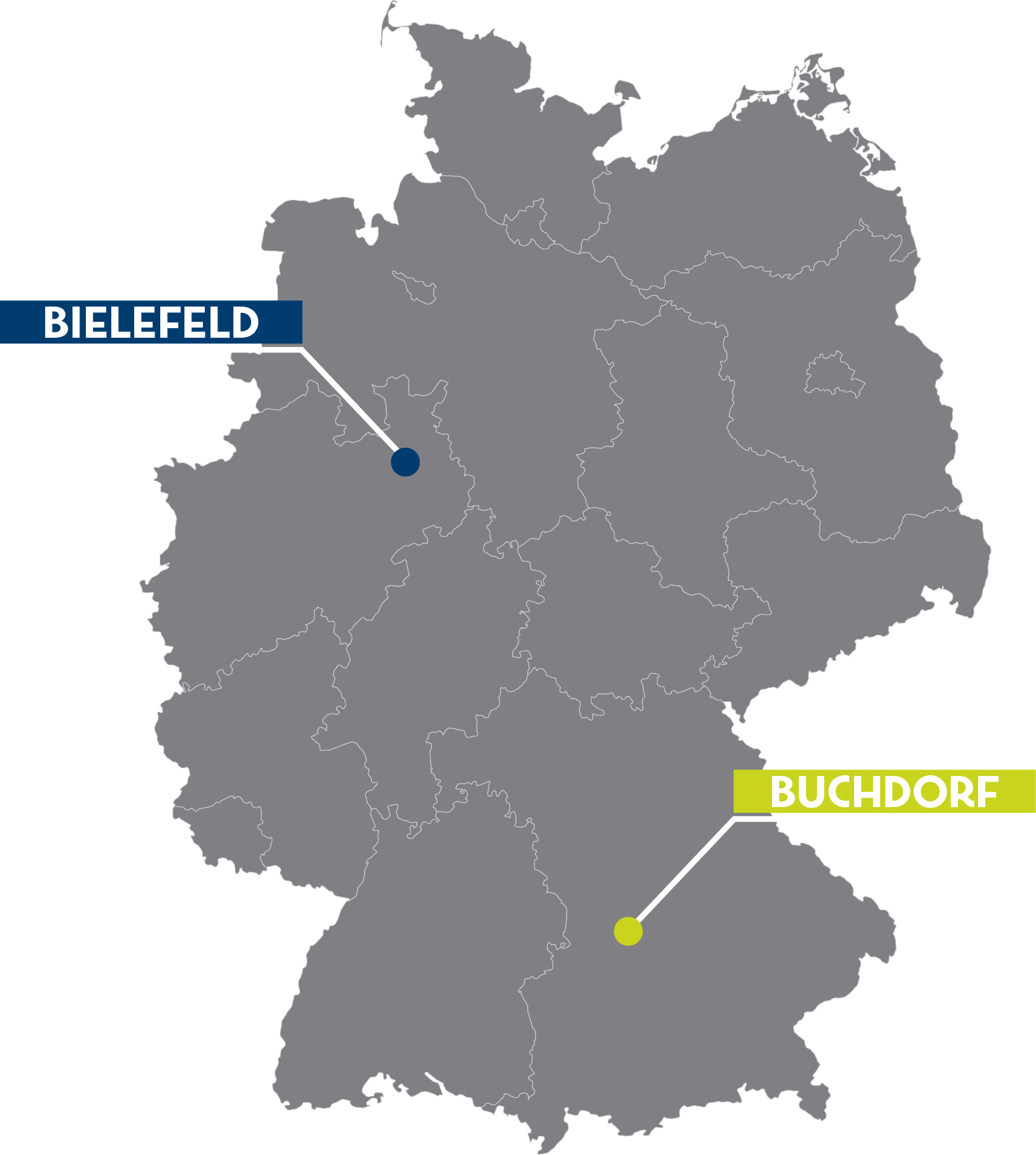 Standorte von DI.UNIT