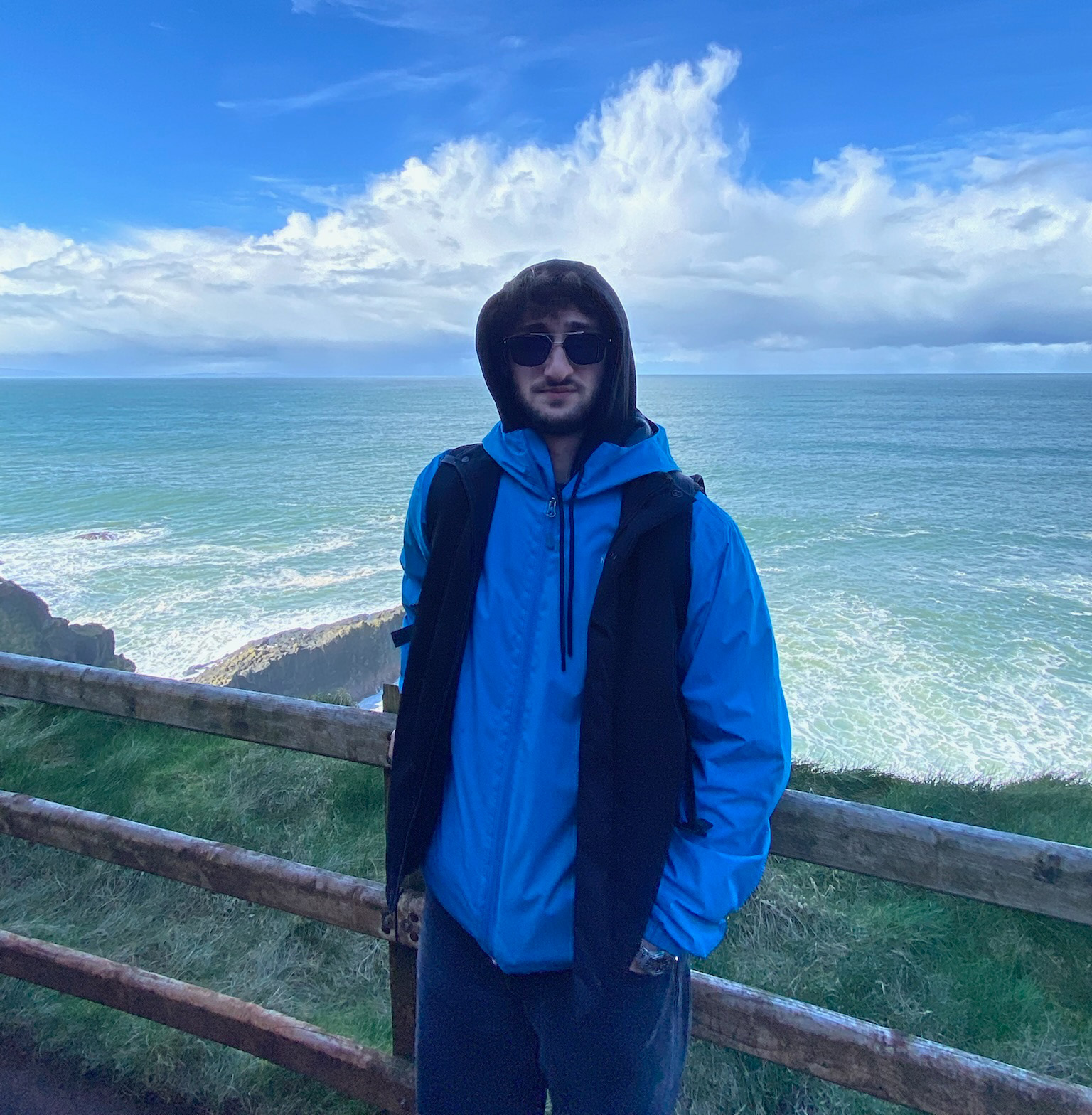 Spektakuläre Landschaft am Giants Causeway - Azubi Daniel war beeindruckt